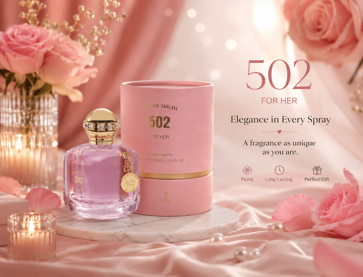 WASIM AKRAM 502 FOR HER (Buy 1 Get 1 Free)